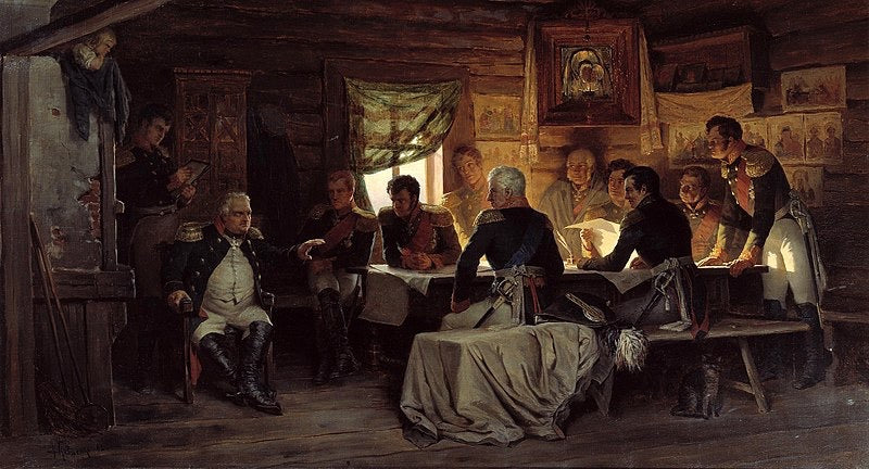 The Decision to Cede Moscow to Napoleon by Aida Kane